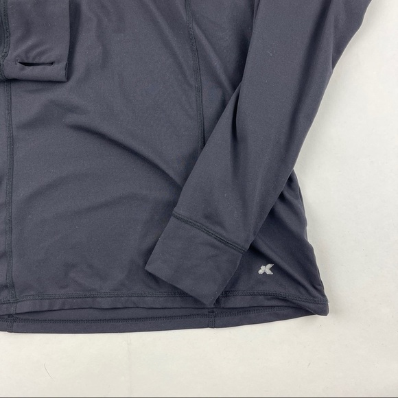 Xersion Pullover Shirt Boys Small Black Quarter Zip Long Sleeve - Picture 5 of 8